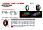Bridgestone Battlax SLICK V02 200/660 R17 rear SOFT