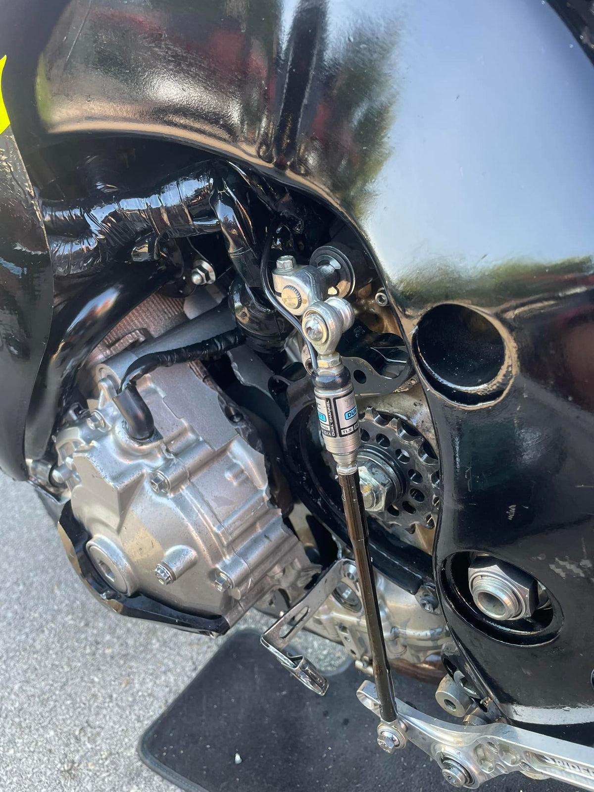 Motorblok carter bescherming tegen breken van ketting R1 2015-2026
