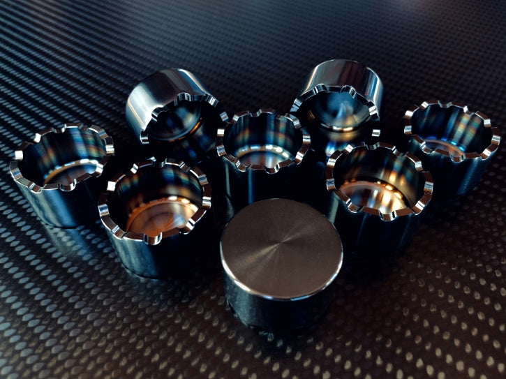 Titanium piston set R1 2015 onwards and R6 2006 onwards for oem calipers