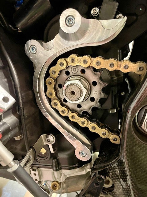 Motorblok carter bescherming tegen breken van ketting R1 2015-2026