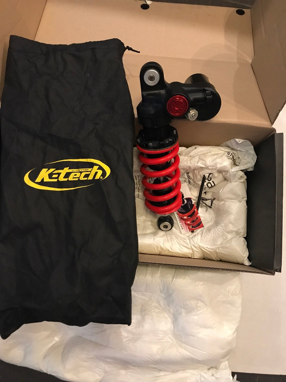 R1 2015-2026 KTech 35DDS Lite Rear Shock SKU: 245-015-270-020