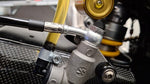 achterremleiding zwart RVS Yamaha R1 2015+/R6 2006+ oem remklauw