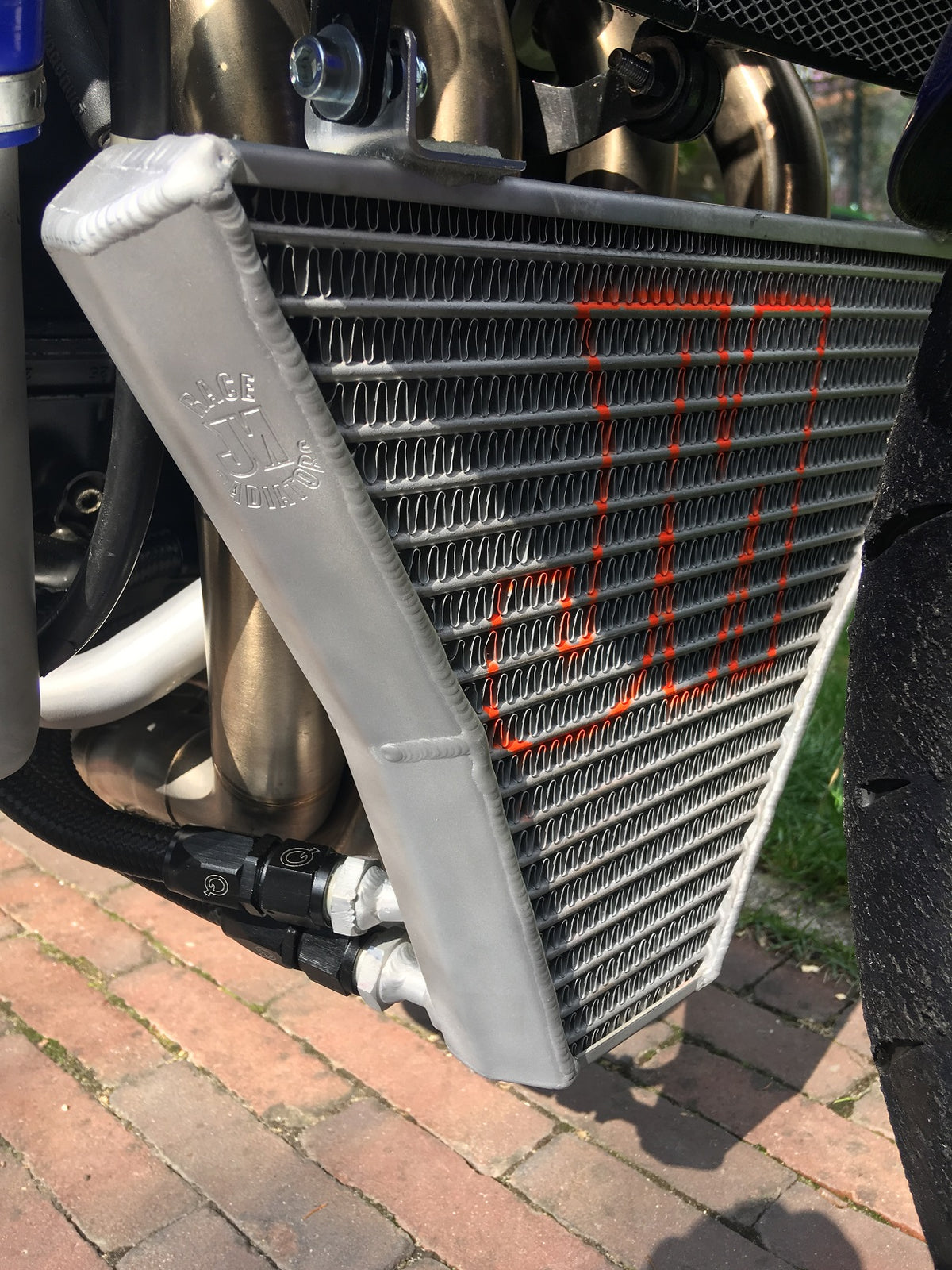 Yamaha R6 2006-2026 Large Additional Oil Radiator Kit – JMRaceradiators
