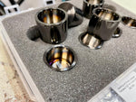 Titanium piston set R1 2015 onwards and R6 2006 onwards for oem calipers
