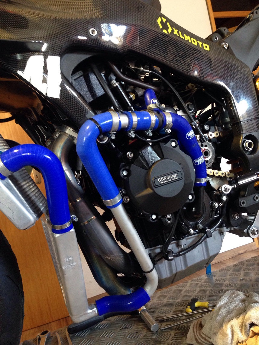 Kawasaki ZX6-R 2009–2016 – additional waterradiator - JMRaceradiators