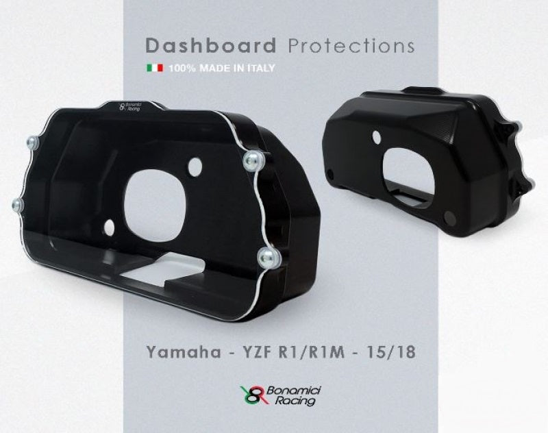 Bonamici Racing R1 RN32 RN49 RN65 Original Tacho Schutz Protector Alu DCP04 Schwarz