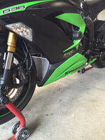 Kawasaki ZX6-R 2009–2016 – additional waterradiator - JMRaceradiators