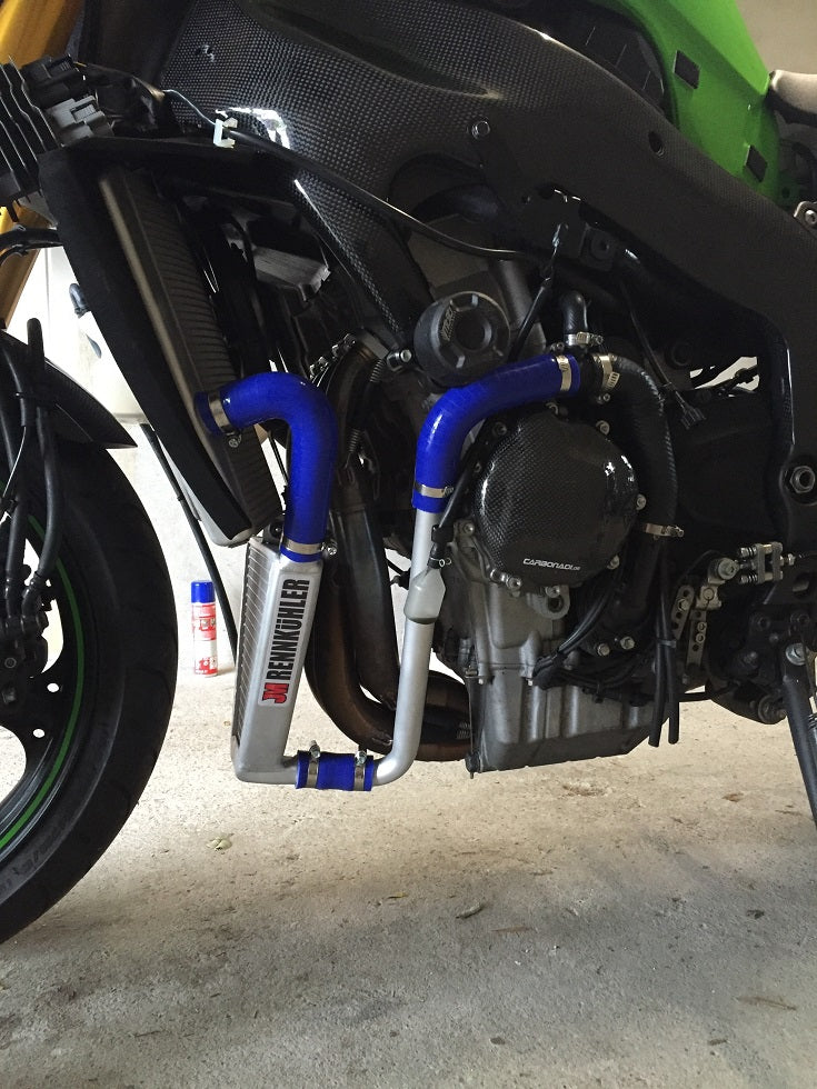 Kawasaki ZX6-R 2009–2016 – additional waterradiator - JMRaceradiators