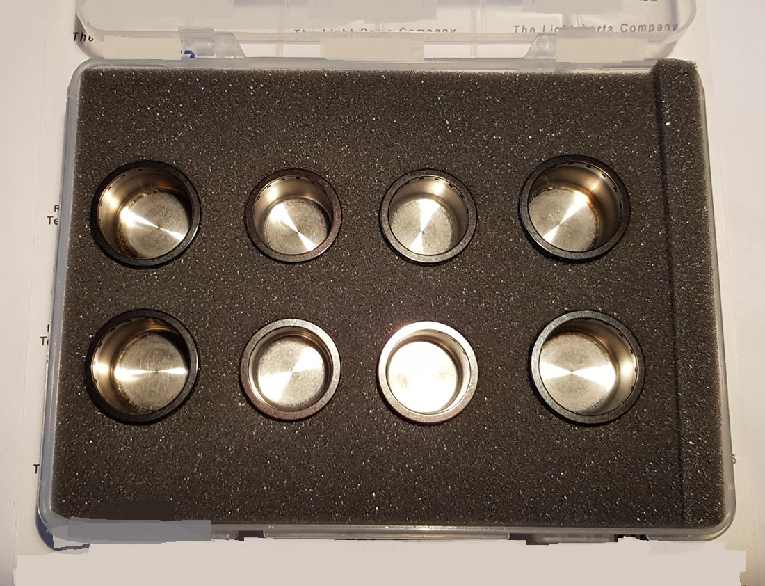 Titanium piston set R1 2015 onwards and R6 2006 onwards for oem calipers